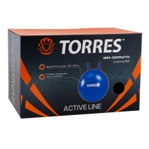 Мяч-попрыгун "TORRES", с ручками, диам. 55 см, мяч для тренировок