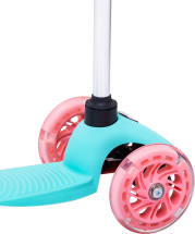 Самокат 3-колесный Zippy 3D, 120/80 мм, мятный Самокат 3-колесный Zippy 3D, 120/80 мм, мятный