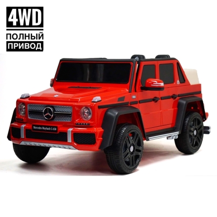 Детский электромобиль Mercedes-Benz Maybach G650 т101тт 4WD красный, фото 1