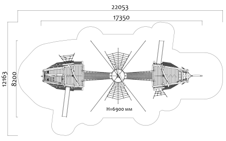 Игровой комплекс Эко 071203 для детской площадки, фото 3