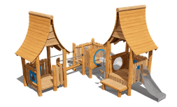 Игровой комплекс Эко VST 0022/2 для детской площадки, фото 1 Игровой комплекс Эко VST 0022/2 для детской площадки, фото 1