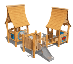 Игровой комплекс Эко VST 0022/2 для детской площадки, фото 2 Игровой комплекс Эко VST 0022/2 для детской площадки, фото 2