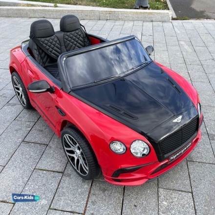 Электромобиль Bentley Continental Supersports JE1155 красно-черный, фото 2