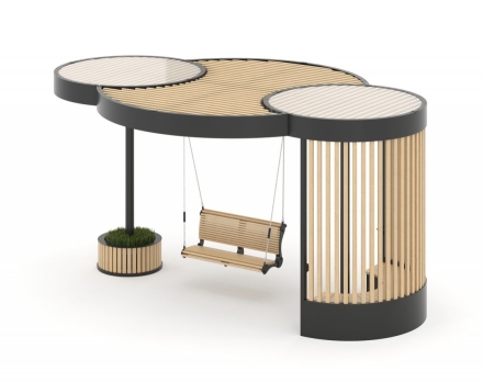 КОНСТРУКЦИЯ ДЛЯ УЛИЧНЫХ ПЛОЩАДОК PERGOLA «PR-00.01-02», фото 1