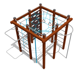 Спортивный комплекс ВСТ 8050 для уличной площадки, фото 1