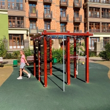 Спортивный комплекс ВСТ 8050 для уличной площадки Спортивный комплекс ВСТ 8050 для уличной площадки