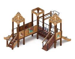 Детская игровая площадка Королевство (Картонное) ДИК 1.15.08-22 H=750, фото 4