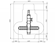 Детская игровая площадка Аэроплан ДИК 1.03.4.01-01.C Дракон H=900