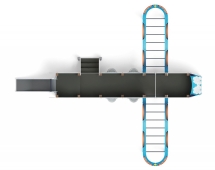 Детская игровая площадка Аэроплан ДИК 1.03.4.01-01.C Дракон H=900