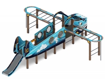 Детская игровая площадка Аэроплан ДИК 1.03.4.01-01.C Дракон H=900