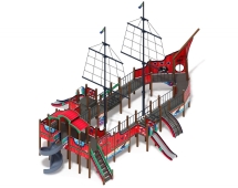 Детская игровая площадка Флагман (Мульт) (винтовой скат) ДИК 2.03.3.03-10