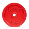 Изображение товара Бампированный обрезиненный диск IVANKO OBP-25KG (25 кг)