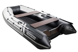 YACHTMAN-300 НДНД (Яхтман) белый-черный (лодка ПВХ нднд под мотор с усилением), фото 1