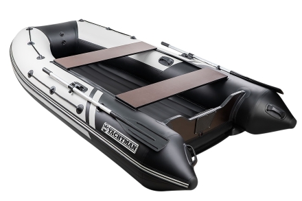 YACHTMAN-300 НДНД (Яхтман) белый-черный (лодка ПВХ нднд под мотор с усилением), фото 1