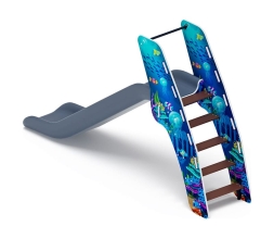 Горка пластиковая - ИО 42.01.01-07 - (серый скат) H=1200 (Морской), фото 3