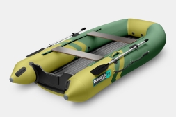 GLADIATOR E 330 SL AIR SPORT Зелено-оливковый моторная лодка ПВХ, фото 2