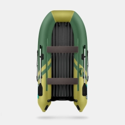 GLADIATOR E 330 SL AIR SPORT Зелено-оливковый моторная лодка ПВХ, фото 4