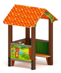 Домик малый 3 (Полянка) МФ 10.01.03-04, фото 1 Домик малый 3 (Полянка) МФ 10.01.03-04, фото 1