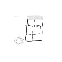 Сетка волейбольная Ø- 2,2мм, черная, обшитая капроном с 1-й стороны