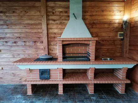 Печь Аристократ 7142 Прямоугольный кирпич коричневый, фото 1