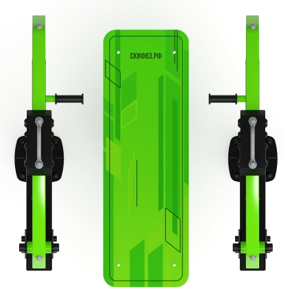 Жим лежа (зеленый) - Уличный тренажер - СТ 026-12.П, фото 5