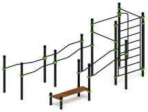 Воркаут ЛОВ 108 зеленый ВТ 102.13-02