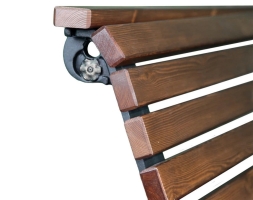 Скамейка Алушта, Лиственница 1,8 м, фото 9