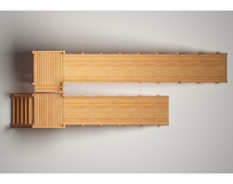 Зимняя деревянная горка "Зима Wood"-7