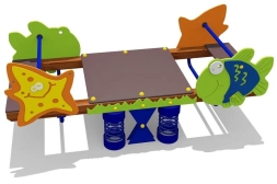 Качели-балансир двойные на пружинах 04657 для детской площадки