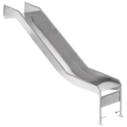 Горка из нержавеющей стали высотой 1200 мм с шириной ската 465 мм, фото 1