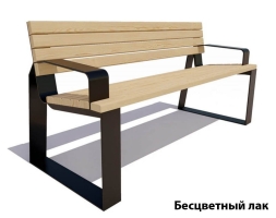 Парковая скамейка Подольск, Сосна 1,5 м, фото 1