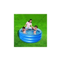 Бассейн круглый Металлик, бортик 3 кольца, 150х53 см (51041B)