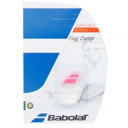Виброгаситель BABOLAT Flag Damp (ЧЕРНЫЙ), бело-розовый