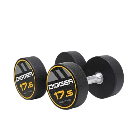 Комплект полиуретановых гантелей 10 пар от 2,5 до 25 кг Hasttings Digger HD51D4C-2,5-25, фото 2