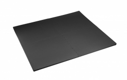 Покрытие защитное под тренажеры/коврик для фитнеса 5503LW, черный, фото 4