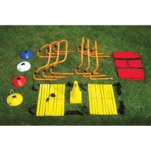 Набор для трен. &quot;MITRE&quot; арт. A3092AAA, 6 барьеров,2 лест,10 конус, 40 фишек,сумка,мультикол