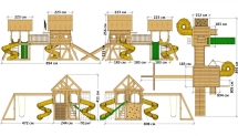 Игровой комплекс TORUDA WOOD Август