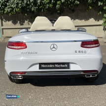 Электромобиль Mercedes-Benz Maybach S650 ZB188 Cabriolet белый