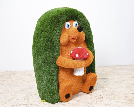 Топиари ежик Лари, h=160см - газон Eco + Deluxe, фото 2