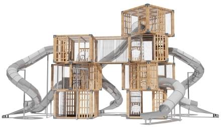 Игровой комплекс Эко 701003 для детской площадки, фото 4