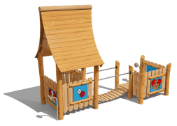 Игровой комплекс Эко VST 0022/4 для детской площадки, фото 1 Игровой комплекс Эко VST 0022/4 для детской площадки, фото 1