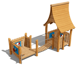 Игровой комплекс Эко VST 0022/4 для детской площадки, фото 2 Игровой комплекс Эко VST 0022/4 для детской площадки, фото 2