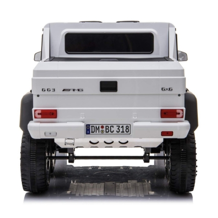 Детский электромобиль Merсedes-Benz G63 AMG White 4WD - DMD-318-WHITE, фото 5