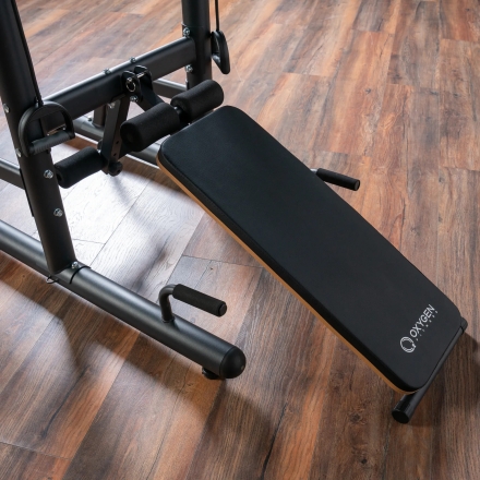 Турник 3 в 1 со скамьей домашний OXYGEN FITNESS LOGAN, фото 10