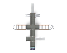 Детская игровая площадка Аэроплан - ДИК 2.03.4.04-01 Н=1200