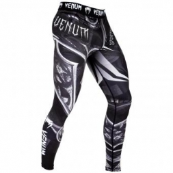 Компрессионные штаны Venum Gladiator 3.0 Black/White