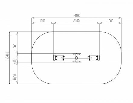 Качалка балансир со спинкой малый - ИО 21.М.01.05-П, фото 6