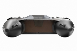 YACHTMAN-340 СК (Яхтман) серый-черный (лодка ПВХ под мотор с усилением), фото 5