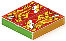 Песочница с крышкой средняя (Рыбы) - ИО 5.01.11-04, фото 4