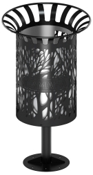 Урна (с баком) (под анкера) МФ 50.04.01-02.А.Логотип, фото 3